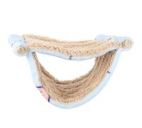 ANDRESLAD Hamac Double pour Hamster et Cochon Lit Suspendu Chaud et Confortable Accessoire Rongeur Adapté Aux Petits Animaux Bleu