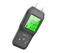 ANDRESLAD Humidimètre Numérique Détecteur Humidité pour Bois et Murs Écran LCD Rétroéclairé Léger et Portable Testeur Humidité Précis pour Construction et Détection de Fuites