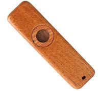 ANDRESLAD Kazoo en Bois Carré Portable, Instrument de Musique Facile à Apprendre pour Garçon et Filles, Accompagne Guitare et Ukulélé, Membrane Remplaçable, Couleur Naturelle, Compact