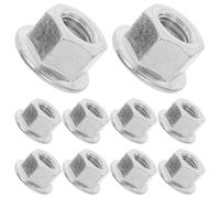 ANDRESLAD Kit de 15 Écrous de Guide-Chaîne pour Tronçonneuse Boulons de Barre de Tronçonneuse Adaptateur de Perçage pour Écrou à Sertir Jeu de Remplacement Précis Fixation Fiable pour