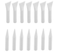 ANDRESLAD Kit de 30 Grattoirs en Plastique Blanc pour Peinture Acrylique L'Huile Outils Texturés Polyvalents pour Art Créatif Éveil Sensoriel et Graffiti Accessoires Légers et Solide