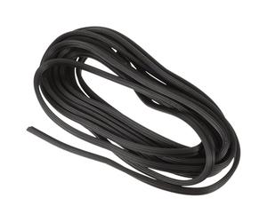 ANDRESLAD Kit de Réparation Moustiquaire Porte 10 M Bande D'étanchéité Noire 4,0 Mm en PVC Semi-Transparent Outil à Rouleau pour Fixation Écran Fenêtre Rénovation Solide