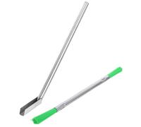 ANDRESLAD Kit Outil de Nettoyage pour Rainures D'ascenseur Brosse Rainurée et Racleur 10 Mm, Accessoire Pratique Léger pour Entretien des Rails et Seuils D'ascenseur, Outil Multifonction