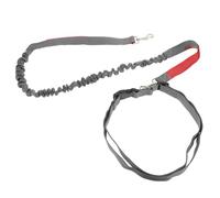 ANDRESLAD Laisse Élastique Réglable pour Chien avec Bandoulière Corde de Traction en Polyester Résistante pour Course Jogging et Dressage en Extérieur Adaptée aux Chiens Petits et