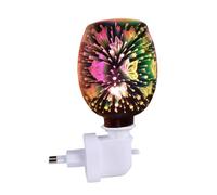 ANDRESLAD Lampe à Parfum 3D sans Fumée Motif Papillonnant Brûleur de Cire Fondue Électrique Diffuseur d'Arômes Décoratif pour Maison Chambre et Salon Compatible Voltage Ac220