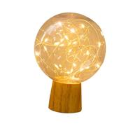 ANDRESLAD Lampe de Chevet LED Boule Design Créatif Lumière Douce pour Chambre Petite Lampe de Nuit Décorative USB Ambiance Chaleureuse et Compacte