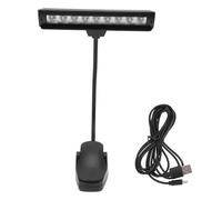 ANDRESLAD Lampe de Lecture LED à Pince pour Partition Musicale Lampe de Table USB Rechargeable Éclairage Pliable pour Piano et Guitare Polyvalente pour Bureau et Chambre