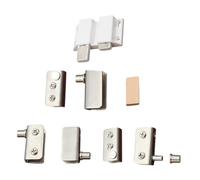 ANDRESLAD Loquet Magnétique Inox pour Porte Verre Aimant de Fixation Cabinet Anti-poussière pour Armoires Cuisine et Salle de Bain Installation Facile