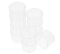 ANDRESLAD Lot de 10 Gobelets Doseurs en Plastique Pp Transparent 15 Ml Graduations Précises, Mini Tasses à Mesurer Multifonctions pour Dosage Liquide, Usage Médical Cuisine, Réutilisable