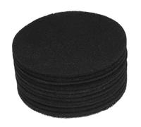 ANDRESLAD Lot de 12 Filtres pour Poubelle Rond 16 Cm en Coton Naturel Désodorisants Au Charbon Actif pour Bac à Compost Usage Domestique Et Bureau