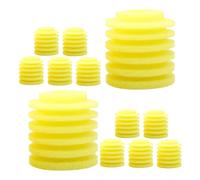 ANDRESLAD Lot de 12 Mousses Filtrantes Jaunes pour Aquarium Filtre Éponge 7 CM X 65 CM Accessoires de Filtration pour Aquarium Intérieur et Bassin Mousse Filtrante de Rechange