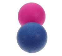 ANDRESLAD Lot De 2 Balles De Massage Souples En Pvc, Rose Et Bleu, Anti-éclatement, Pour Réflexologie Plantaire, Exercices De Yoga Et Rééducation Musculaire