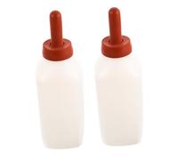 ANDRESLAD Lot De 2 Biberons Pour Veaux : Biberon Pour Chèvres De 2 l Avec Tétine En Caoutchouc, Fournitures Pour -, Petits Bébés Chèvres, Agneau