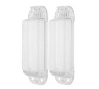 ANDRESLAD Lot de 2 Cache-Interrupteurs Muraux Transparents Résistants à L'Eau Protection Sécurité Garçon et Filles pour Interrupteurs à Bascule Plaque de Protection Décorative Adaptée