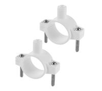 ANDRESLAD Lot de 2 Colliers de Serrage en PVC pour Tuyaux d'Eau Raccords Rapides pour Systèmes d'Osmose Inverse sous Évier Vanne d'Arrêt d'Urgence Intégrée Accessoires de Filtre à Eau