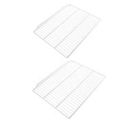 ANDRESLAD Lot de 2 Étagères Métalliques pour Réfrigérateur Séparateur Latéral Dimensions 45X35 CM Grille Métallique Robuste pour Congélateur Optimisant le Rangement Circulation d'Air