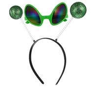ANDRESLAD Lot de 2 Lunettes Alien Es pour Adultes Garçons Et Filles Bandeau pour Cheveux Fête Coiffure Soucoupe