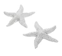 ANDRESLAD Lot de 2 Ornements D’Animaux Marins en Résine Blanche Décoration Aquarium Figurines de Mer Réalistes Accessoires pour Aquarium D’Eau Douce et Salée Décor sous-Marin Écologique