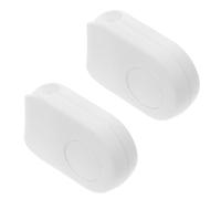 ANDRESLAD Lot de 2 Poids de Rideaux Lestés Blancs Poignées à Perles Accessoires pour Stores et Volets Roulants Poids Lourds pour Rideaux D'extérieur pour Stabiliser et Harmoniser