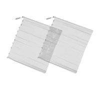 ANDRESLAD Lot de 2 Rideaux Pare-Feu en Maille Fine pour Cheminée 61 X 51 CM Grille de Protection Anti-Étincelles en Métal Résistant à la Chaleur Écran Pare-Feu Décoratif pour Intérieur