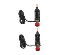 ANDRESLAD Lot de 2 Testeurs de Bougies d'Allumage sans Fil Noirs Outil de Test de Bobine d'Allumage Compact pour Moteurs Automobiles et Tondeuses à Gazon Diagnostic Précis pour Entretien