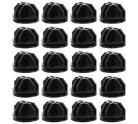 ANDRESLAD Lot de 20 Connecteurs Organisateur Modulaire en ABS Noir et Blanc Clips Emboîtables pour Étagères de Rangement Cubiques Fermoirs à Boucle pour Armoires et Supports de Placard