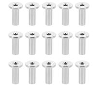 ANDRESLAD Lot de 20 Manchons de Protection en Acier Inoxydable pour Garde-Corps à Câbles 3/16 pour Poteaux en Bois Kit de Gaines pour Câbles de Terrasse Accessoires Robustes pour