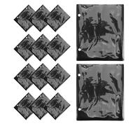 ANDRESLAD Lot de 20 Pochettes à Rabat Imperméables en PVC Transparent 2 Perforations pour Partitions Musicales Format A4 Protection Étanche pour Piano Guitare et Violon Rangement pour