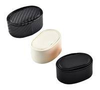 ANDRESLAD Lot de 3 Coussins D'affichage pour Montres en PU, Petits Supports Polyvalents pour Boîtes à Montres et Organisation de Bijoux, Couleur Blanc, Noir et Noir Carbone, Présentation