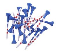 ANDRESLAD Lot de 30 Tees de Golf Drapeau Américain 83 MM Manchon Souple Résistants et Réutilisables pour Entraînement Intérieur Practice et Compétition Accessoires de Golf pour Pros