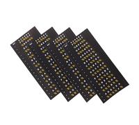 ANDRESLAD Lot de 4 Autocollants pour Manche de Guitare Notes Précises pour Guitares Électriques et Acoustiques Matériaux Résistants à L’Usure pour Apprendre Accords et Gammes