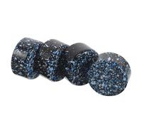 ANDRESLAD Lot de 4 Capuchons Antidérapants Bleu Ink pour Pédales D'effet Guitare Électrique 0,9 Pouce Protection Solide pour Boutons de Pédale Overdrive, Distorsion, Delay Accessoires