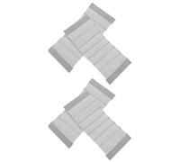 ANDRESLAD Lot de 4 Inserts Rembourrés Gris pour Paquet Photo Séparateurs Modulables et Résistants aux Intempéries Coussinets de Protection pour Appareils Photo Hybrides et Objectifs