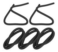 ANDRESLAD Lot de 5 Barres de Renfort en Mousse Noire 25 MM de Diamètre 99 CM de Longueur Bandes de Remplissage Antidérapantes pour Housses de Canapé Cales D’Isolation Thermique et