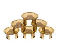 ANDRESLAD Lot de 6 Couvercles en Plastique pour Carafe à Eau Bouchons Réutilisables Résistants à la Chaleur Compatibles Pichets Standards pour Boissons Froides et Chaudes à la Maison