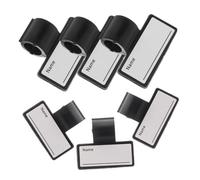 ANDRESLAD Lot de 6 Étiquettes d'Identification Double Face pour Stéthoscope Clips Nominatifs Portables en ABS Robuste Compactes et Légères pour Usage Médical Professionnel