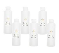 ANDRESLAD Lot de 6 Mini-Bouteilles d'eau Bénite Rechargeables 250 ML en Plastique Transparent, Récipient d'eau Bénite Catholique pour Décoration Mariage, Baptême et Fêtes Religieuses