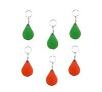 ANDRESLAD Lot De 6 Mini Porte-clés Loupe Pliable pour Garçon Et Filles Et Adultes, Grossissement 10x, Plastique Solide, Couleurs Orange Et Vert, Accessoire Portable D'extérieur Pratique Et Léger