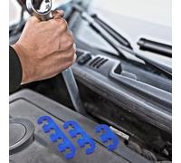 ANDRESLAD Lot de 6 Séparateurs de Câbles de Bougies d'Allumage 7-9 MM Bleu Organiseur pour Câbles de Bougies Compatible Véhicules Utilitaires Isolation Électrique Anti-Court-Circuit pour