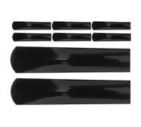 ANDRESLAD Lot de 8 Anches en Résine pour Saxophone Alto, Force 2,5, Accessoires de Réparation, Anches Synthétiques Noires, Compatibles Musiciens Débutants et Confirmés, pour Pratique
