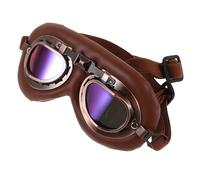 ANDRESLAD Lunettes de Soleil pour Chien Petit et Moyen, Protection Oculaire Vent et UV, Monture Pliable Ultra-légère avec Sangle Réglable, Lunettes D'été Étanches pour Activités Extérieures