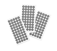 ANDRESLAD Marqueurs Réfléchissants pour Scanner 3D Film Adhésif Haute Réflectivité 015 MM Points de Repère de Positionnement Précis Lot de 3 Feuilles de 50 Autocollants Utilisation en