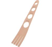ANDRESLAD Mesureur à Spaghettis en Bois Résistant 4 Trous pour Contrôle des Portions Outil de Mesure des Pâtes Ustensile Cuisine Compact pour 4 Personnes Cuisson Précise