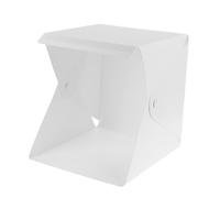ANDRESLAD Mini Boîte à Lumière LED 20 CM Pliable pour Photographie Professionnelle Boîte Photo Portable Éclairage Doux Présentoir Produit pour Fond Photo et Shooting Studio