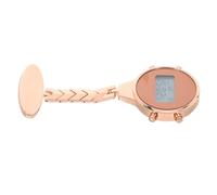ANDRESLAD Montre à Gousset Électronique Rose Doré pour Infirmières Affichage Numérique Précis Montre Portable Alarme Intégrée pour Usage et Professionnel