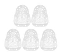 ANDRESLAD Moules à Fruits de Ginseng Transparents 5 Pièces Moule Multifonction pour Mise de Légumes et Fruits Outil de Culture Jardin Pratique pour Melon