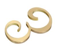 ANDRESLAD Numéro de Porte en Cuivre pour Boîte aux Lettres et Maison, Plaque Adressée pour Identification Extérieure, pour Garages et Bureaux