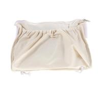 ANDRESLAD Organisateur de Poussette Grand Volume en Tissu Oxford Résistant, Double Poche Frontale, Couleur Beige Clair, Rangement Pratique sous Siège, Accessoire pour Sortie Bébé