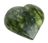 ANDRESLAD Ornement Cristal Naturel Forme de Cœur Décor Pierre pour Bureau Décoration Intérieure Raffinée Accessoire de Table Élégant Cadeau Symbolique Anniversaire et Fête