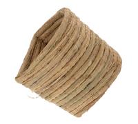 ANDRESLAD Panier en Paille tissée pour Poules et Petits Animaux Chaud et Respirant abri Semi-fermé pour pondoir et Sommeil de Lapins cochons Hamsters et Chinchillas Accessoire pour Cage